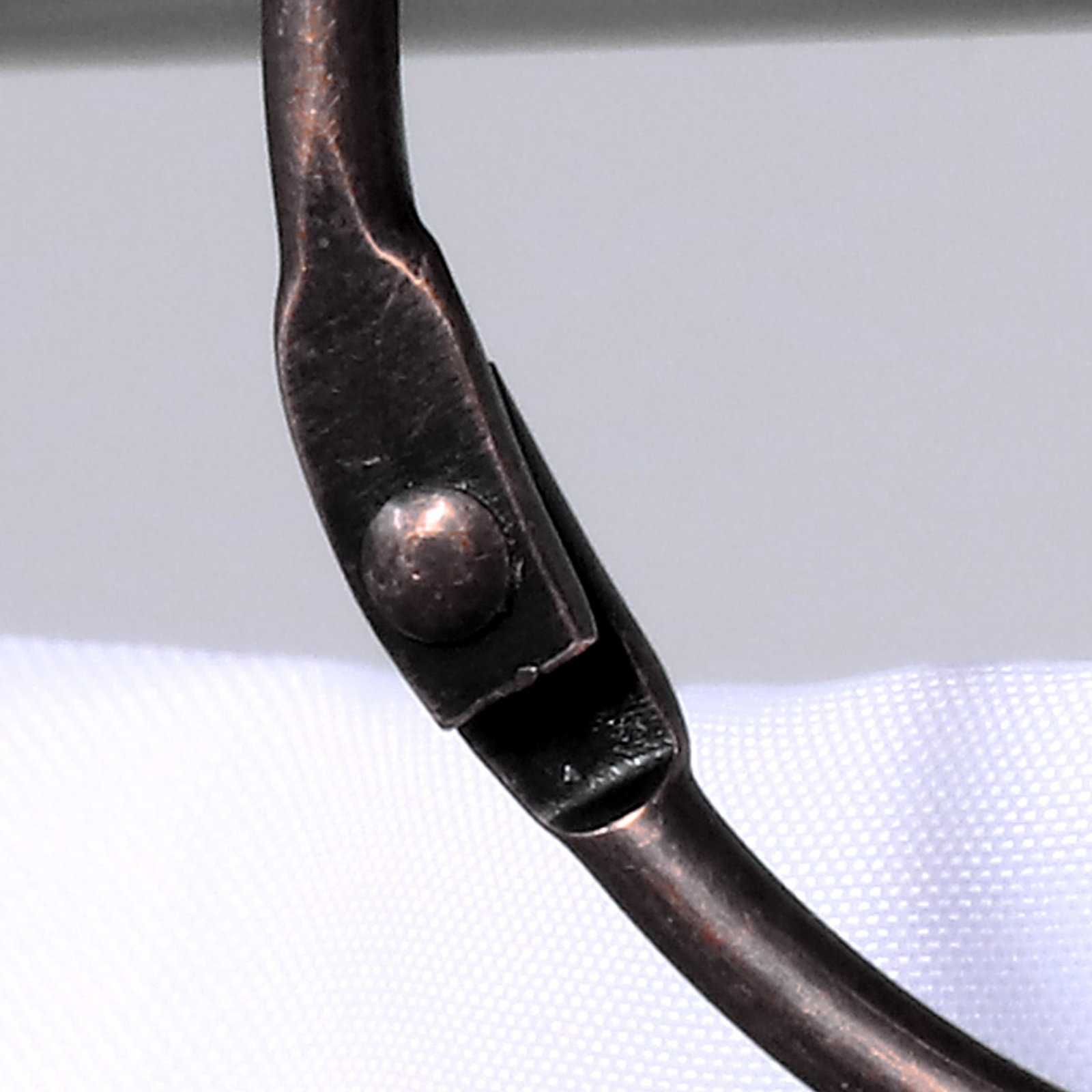 Shower Curtain Hooks, Oil Rubbed Bronze