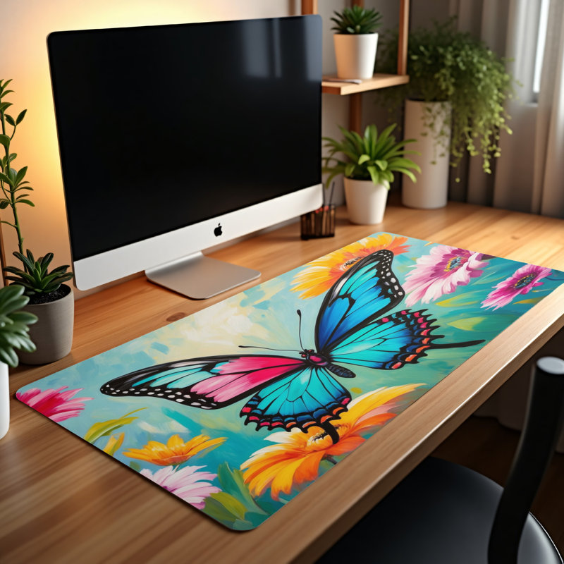 Polyester Desk Pad, 31.5x15.5