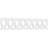 8"H x 5/8"P x 48"L Meridian Architectural Grade PVC Running Trim-37807565