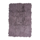 Sheepskin Area Rug in Mauve