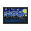 Chicago, Illinois, nuit étoilée, impression d'art graphique-52462515-52462495