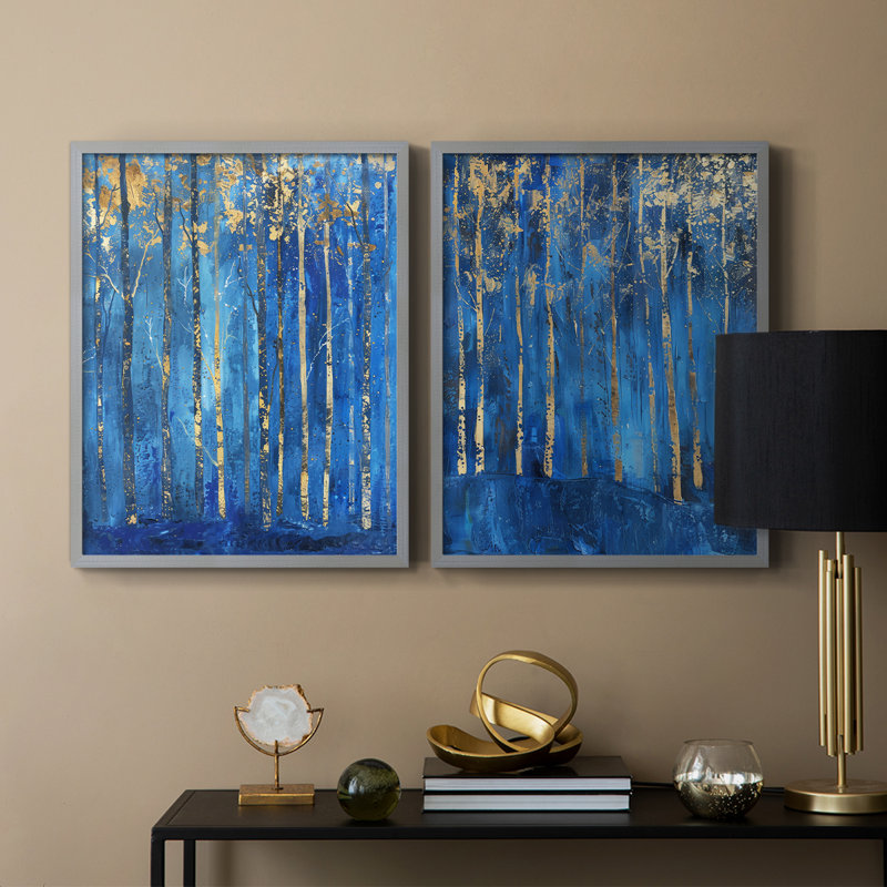 ABSTRACT Series VII - Reproduction encadrée de qualité supérieure - prêt à être accroché - aucun clou requis - aucun clou requis
