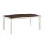 Berlin Gardens Vida Aluminum Matte White Base 73″ Dining Table-2006898242