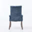 Chaise de salle à manger rembourrée 1pc, chaise courbée élégante avec accoudoirs capitonnés