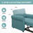 3-in-1 Convertible Chaise Lounger with Adjustable Backrest-620660709
