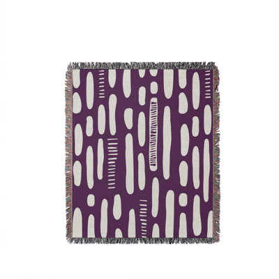 Deka Abstract  Cotton Throw Blanket