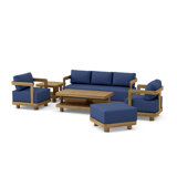 Granada Outdoor 6 - Piece Teak Conversation Set