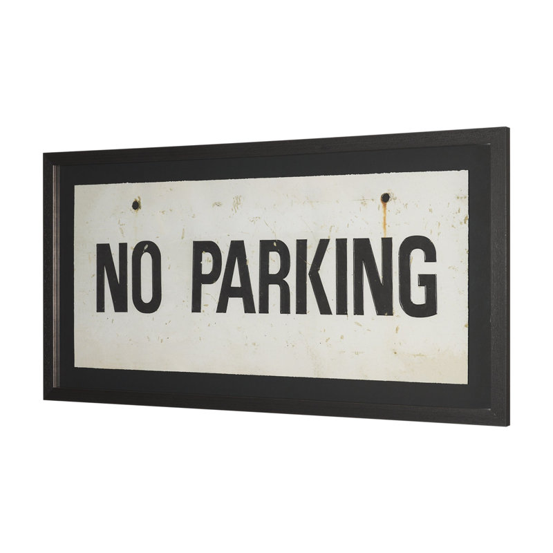 No Stationnement LG By Studio, 63.0L x 1.6W x 33.0H, Noir