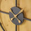 Horloge murale surdimensionnée 40 "Curlie