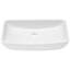 24"X15" Ceramic Rectangular Vessel Sink - Modern, Stain-, Countertop Mount For Various Locations White Bathroom Stylish, Stain , Suitable Multiple