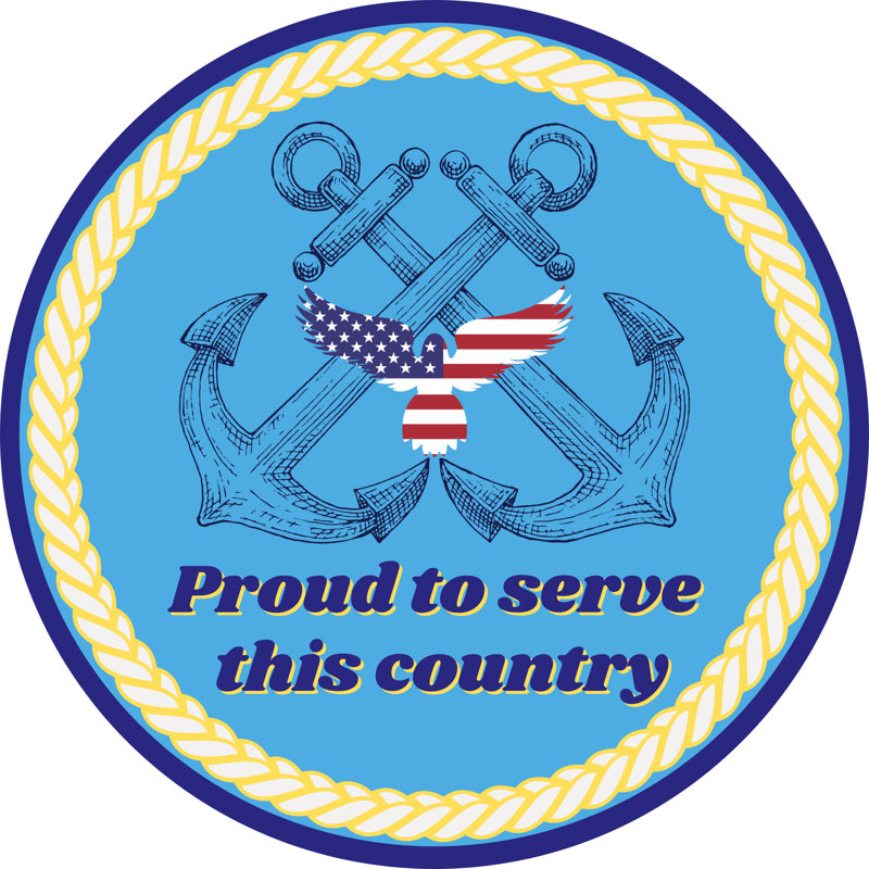 Coast Guard Inspired Appreciation Wreath Handmade Deco Mesh