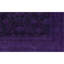 Wool Oriental Area Rug in Purple