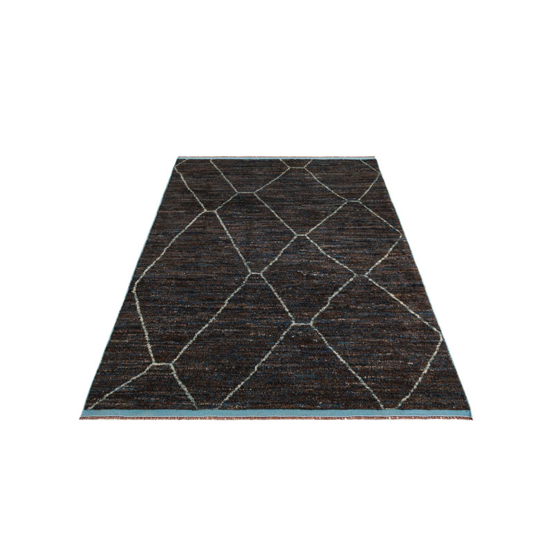 Tapis brun foncé Ottilie