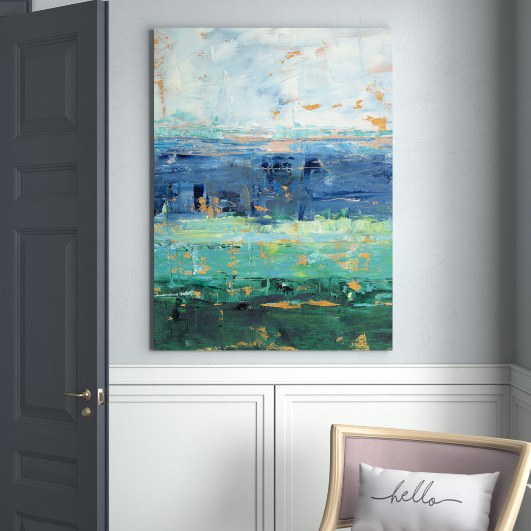 " Earth And Sea II " by Ethan Harper Painting Print Ivy Bronx 