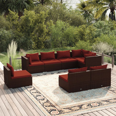 8 Piece Lounge Sofa Seating Group