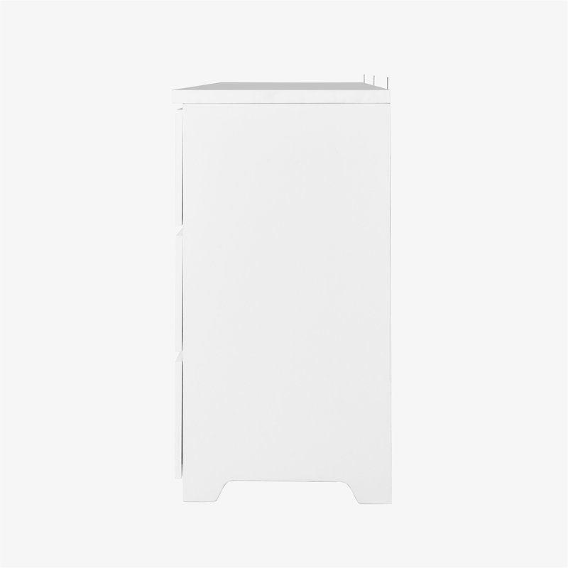Commode 9 tiroirs sans poignée