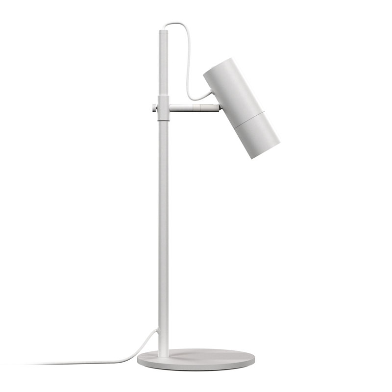Mihalis Metal Desk Lamp, White