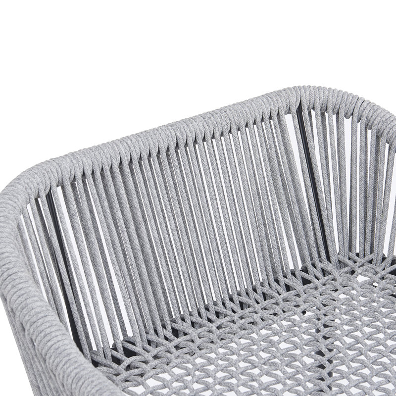Tabouret de bar d'extérieur gris clair La Push, ensemble de 2