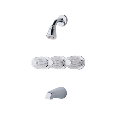Robinet de baignoire et de douche à double fonction avec garniture