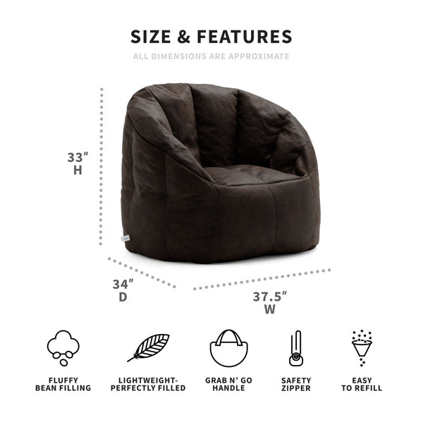 BEAN BAG CHAIR WITH FILLING 2.5KG (XL SIZE) | Shopee Malaysia