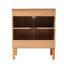 Meuble-lavabo vintage minimaliste, lavabo en céramique, 45 degrés, unité de rangement spacieuse, meuble-lavabo d'apparence naturelle de 30 po avec motif, décor élégant