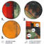 Impression d'art mural jaune et rouge commercial - Warehouse-319850579-490747241