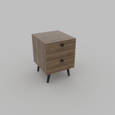 Windhaven 40cm W Manufactured Wood Bedside Table