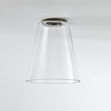 7" E26 Clear Bell Glass Pendant Light, Satin Brushed Black With Brass Metal Finish