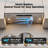 36 Inch Insert Range Hood, 750 CFM Convertible Stainless Steel Hood, Ultra Quiet with Remote Control and Led Light