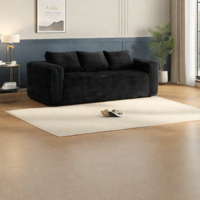 Comfort-first Corduroy Sofa, Modern Design For Small Spaces