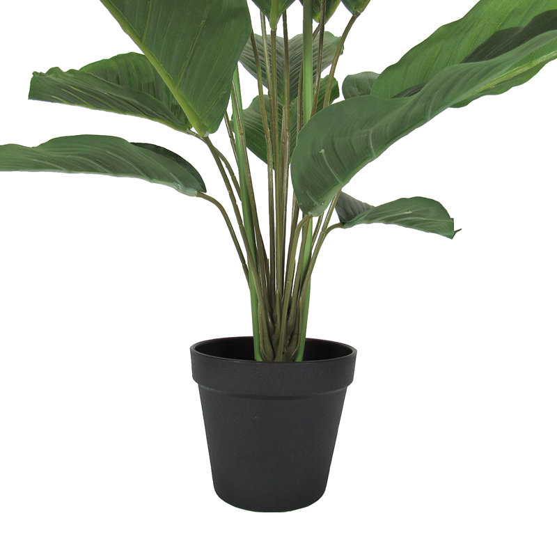 Lys de paix artificiel en pot, H 30 po x l 22 po x P 22 po