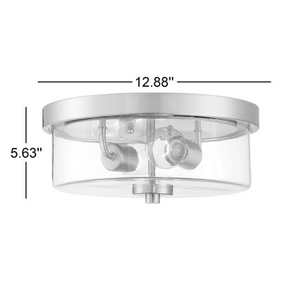 Barines Glass Flush Mount