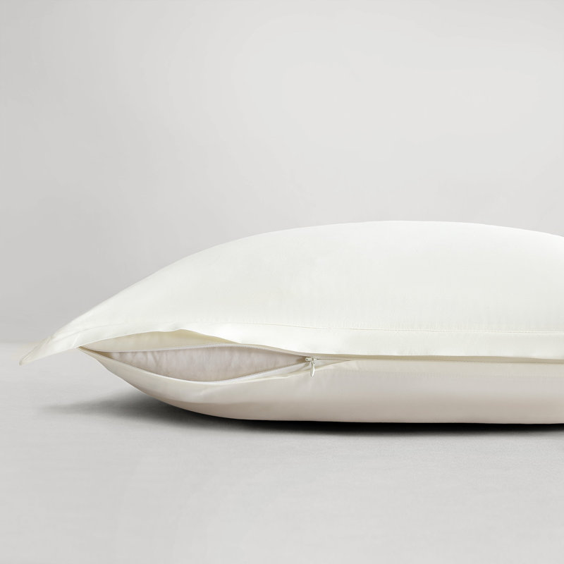 Egyptian Cotton Sateen Euro Sham, Ivory