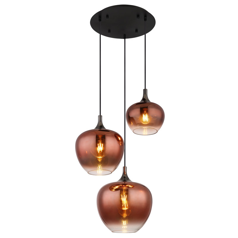 Edith 3 - Light Pendant, Copper-coloured
