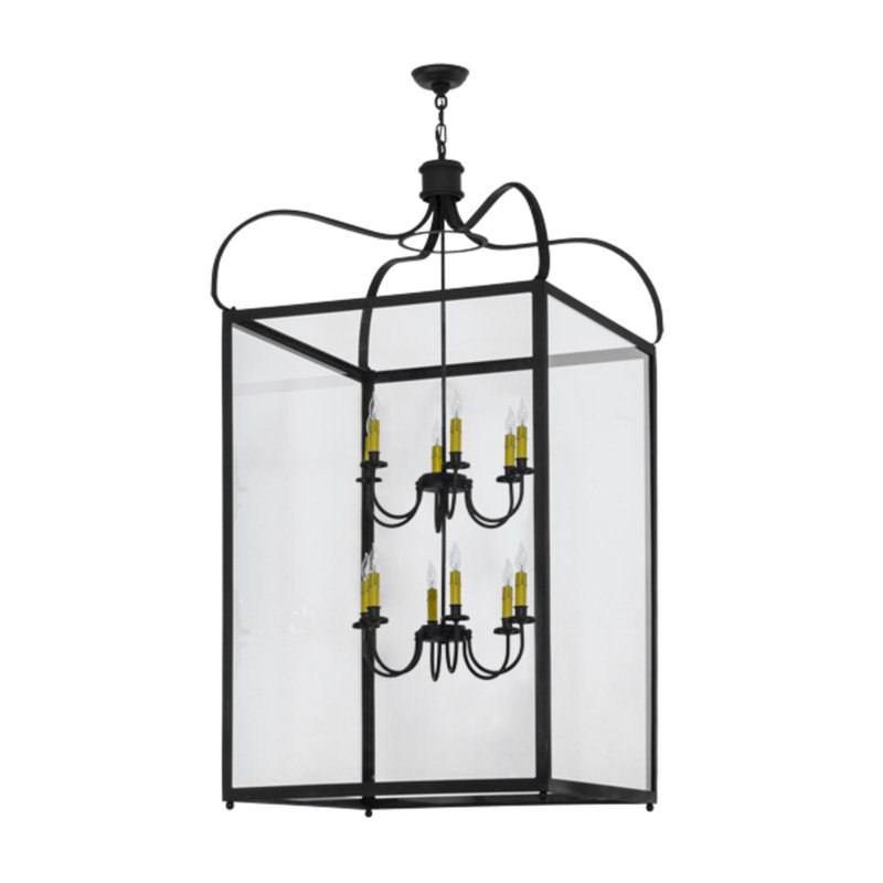 Rennes 12 - Light Chandelier, 63" H x 42.5" W x 42.5" D