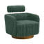 Fauteuil d'appoint pivotant en velours-523991020