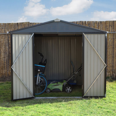 10.1 Ft. W x 10.1 Ft. D Metal Storage Shed