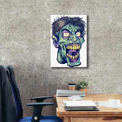 «Lassel Zombie Pattern Head 15», reproduction sur toile