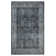 Modern Machine Washable Rugs Bordered Design Non-Slip Low Pile Rubber Backing Indoor Area Rug for Living Room Bedroom Kitchen Dining Room