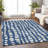 Premium Machine Washable Prisco Navy Rug-957508618