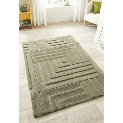 Caralena Abstract Hand Woven Area Rug