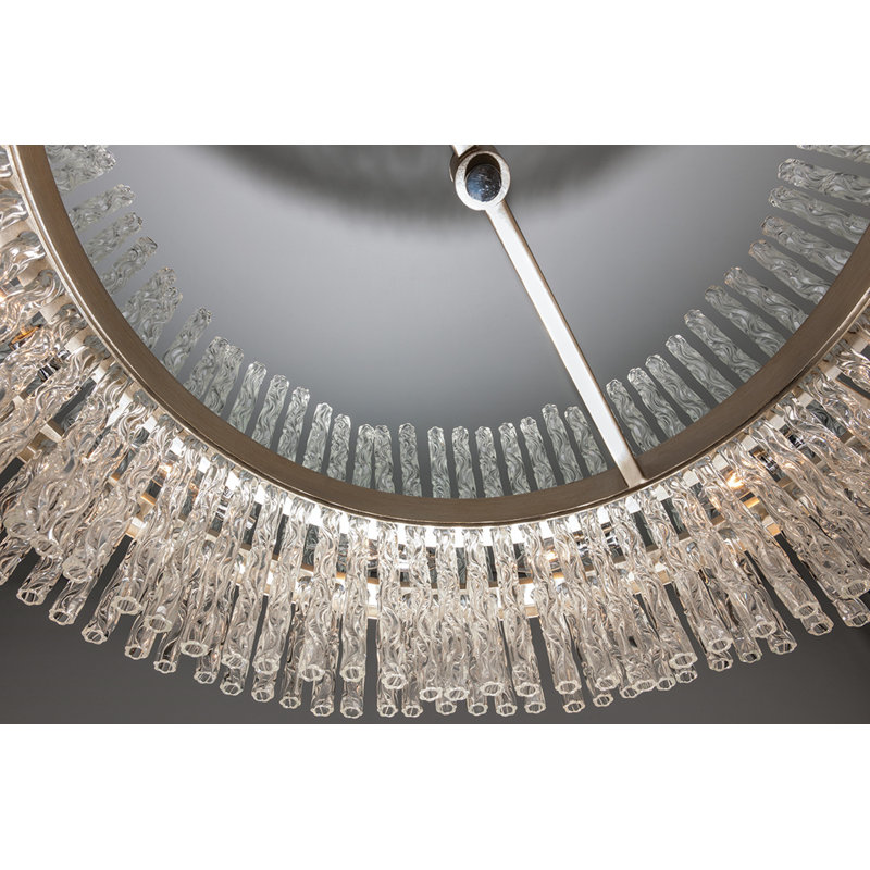Chime 8-Light Unique / Statement Wagon Wheel Chandelier