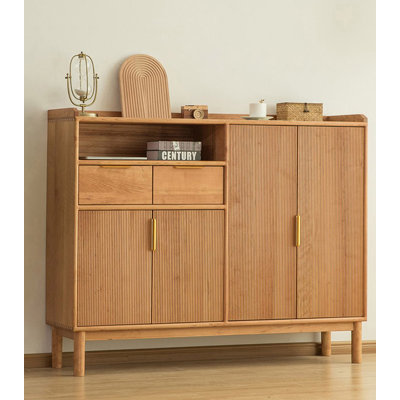 Modern minimalist multi-functional shoe cabinet
