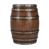 Calumet Rustic Barrel Side Table