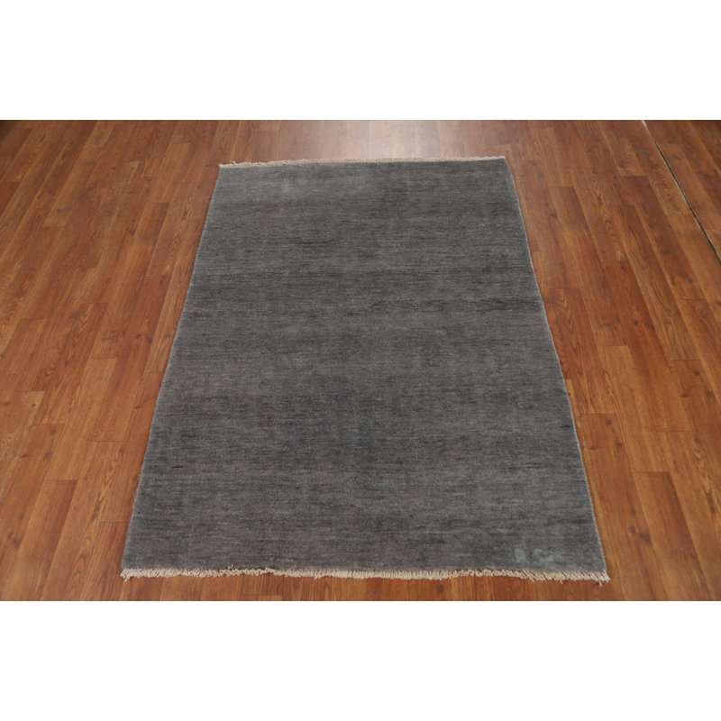 Tapis oriental moderne gris Gabbeh 3 x 5
