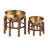 Piston Footed Planter - Small Aged Brass-25655997