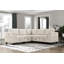Siège de coin moderne avec rangement en velours côtelé 1pc-104161549