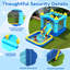 Château gonflable pour enfants avec toboggan et piscine de Mukidy-127274636