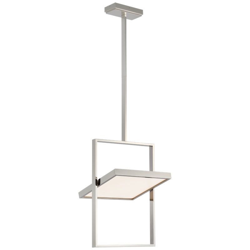 Entoure 3 - Light LED Pendant, Polished Nickel