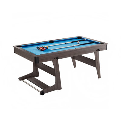 Modern Minimalist Foldable 3-in-1 Multi-Game Pool Table with Wheels